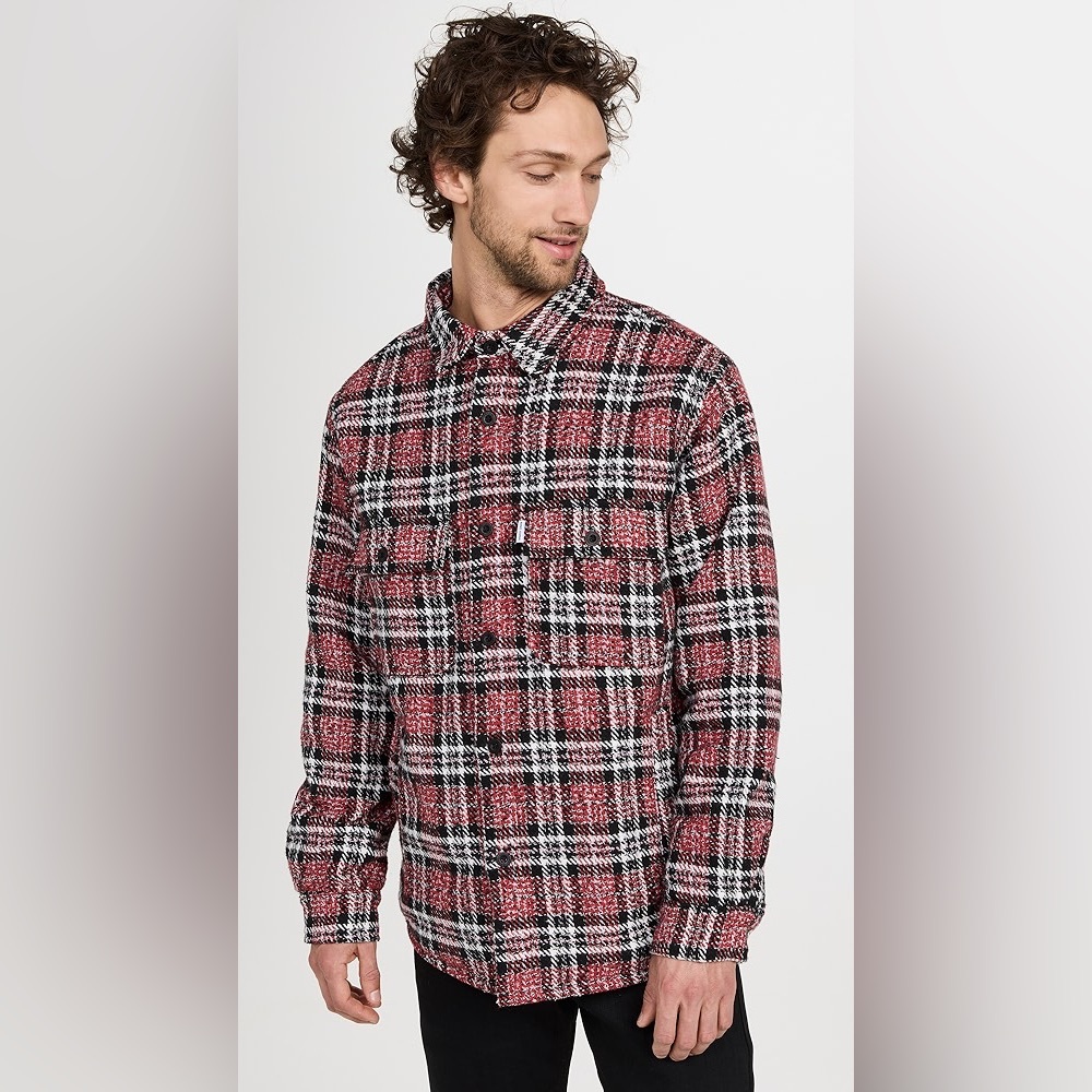 EUC Banks Journal | Shirt Jacket | Blood orange | Size Large